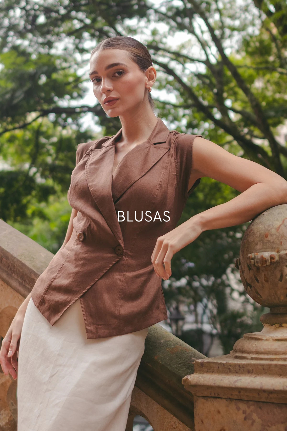 Blusas y Camisas de lino para mujer
